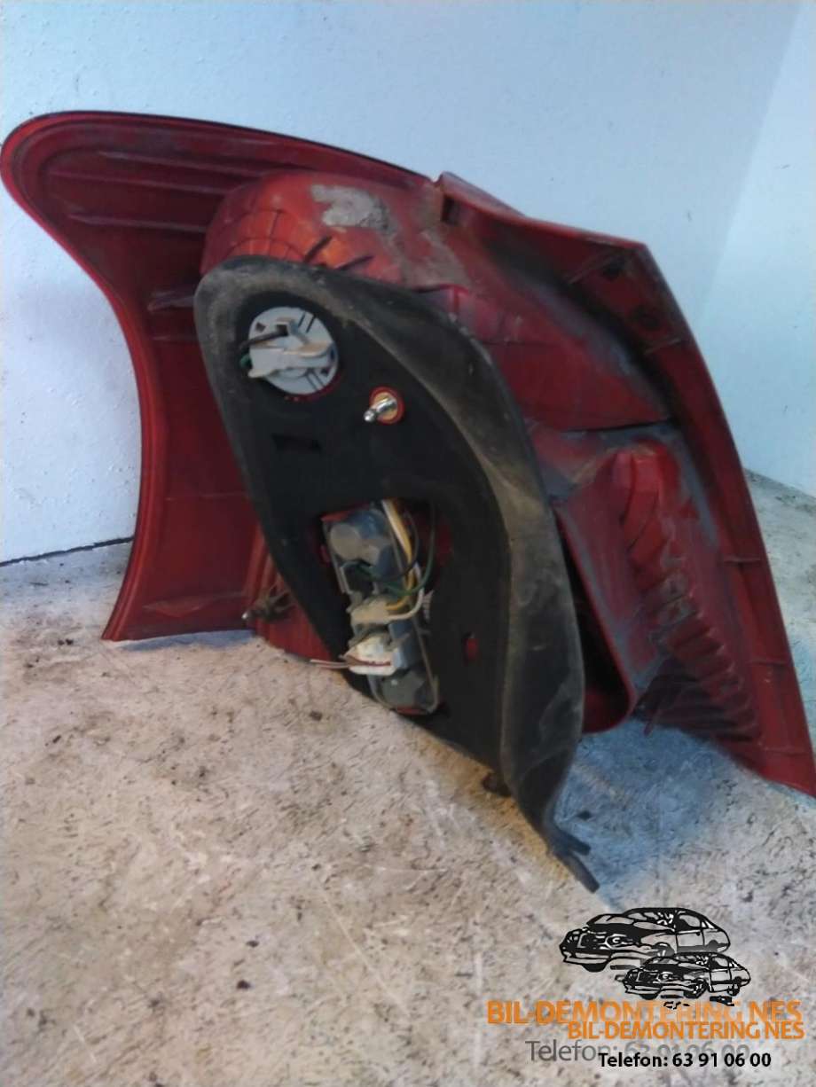 Baklykt høyre til Toyota Yaris 2006-2009 (Type II, Fase 1)  