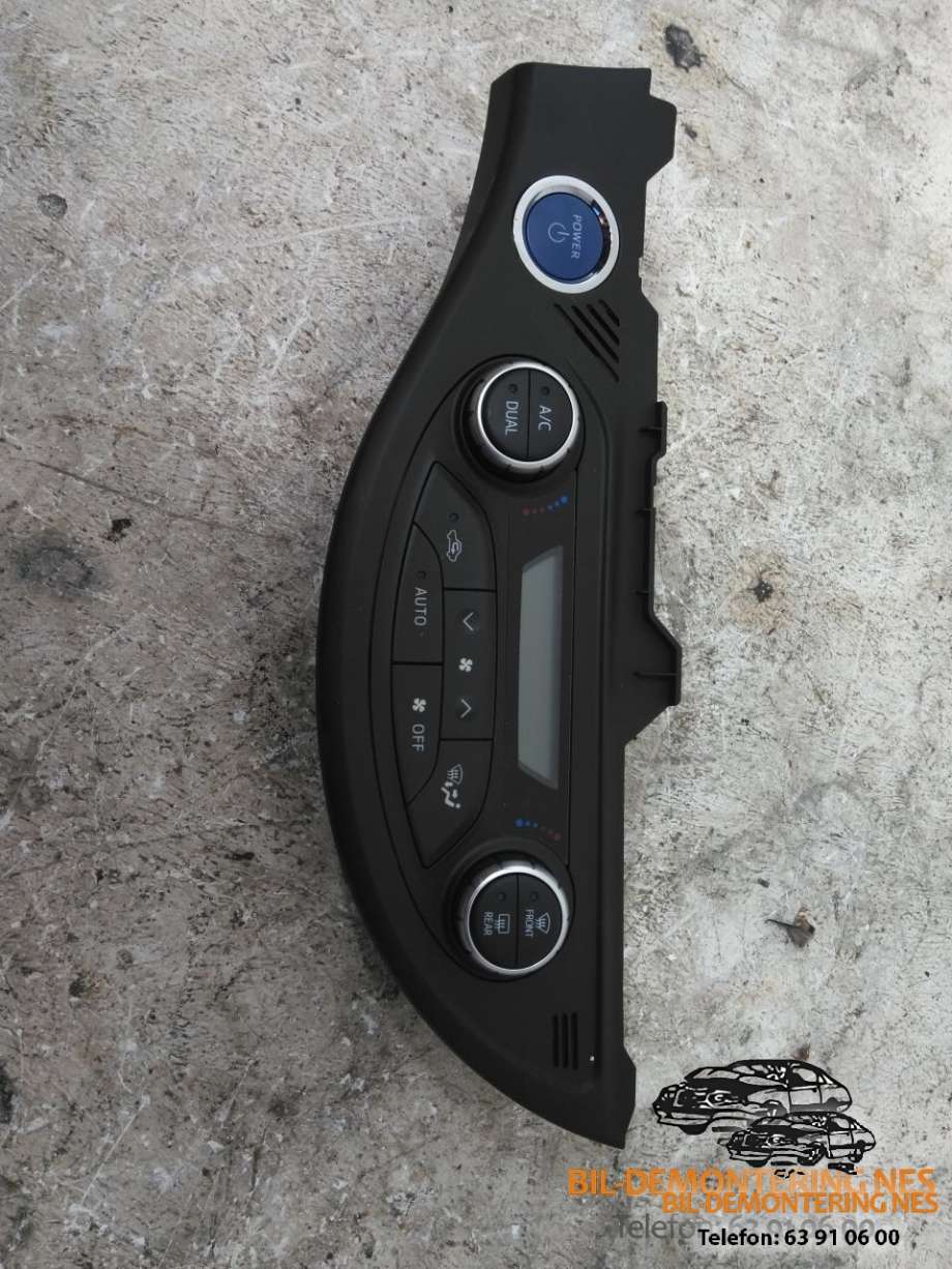 Varmeapparat betjening til Toyota Yaris, 2014-2020 (Type III, Fase 2)  