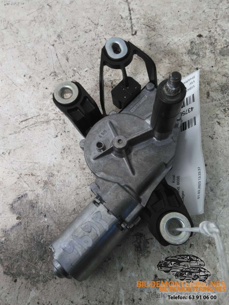 Viskermotor bakrute til VW Sharan 2010-->> (Type II)  (BOSCH|0390201216|5K6955711B|)