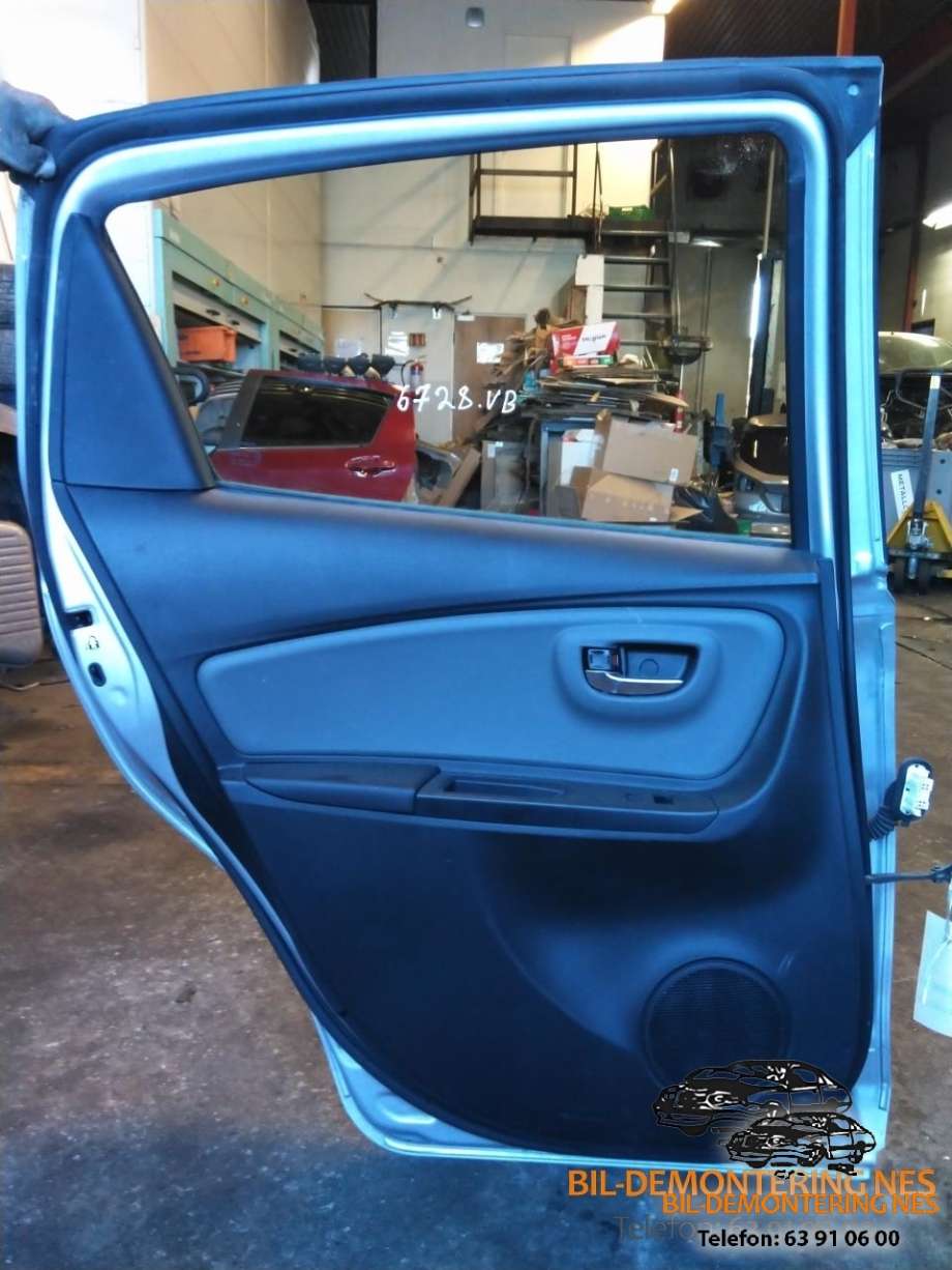 Dør venstre bak til Toyota Yaris 2014-2020 (Type III, Fase 2)  