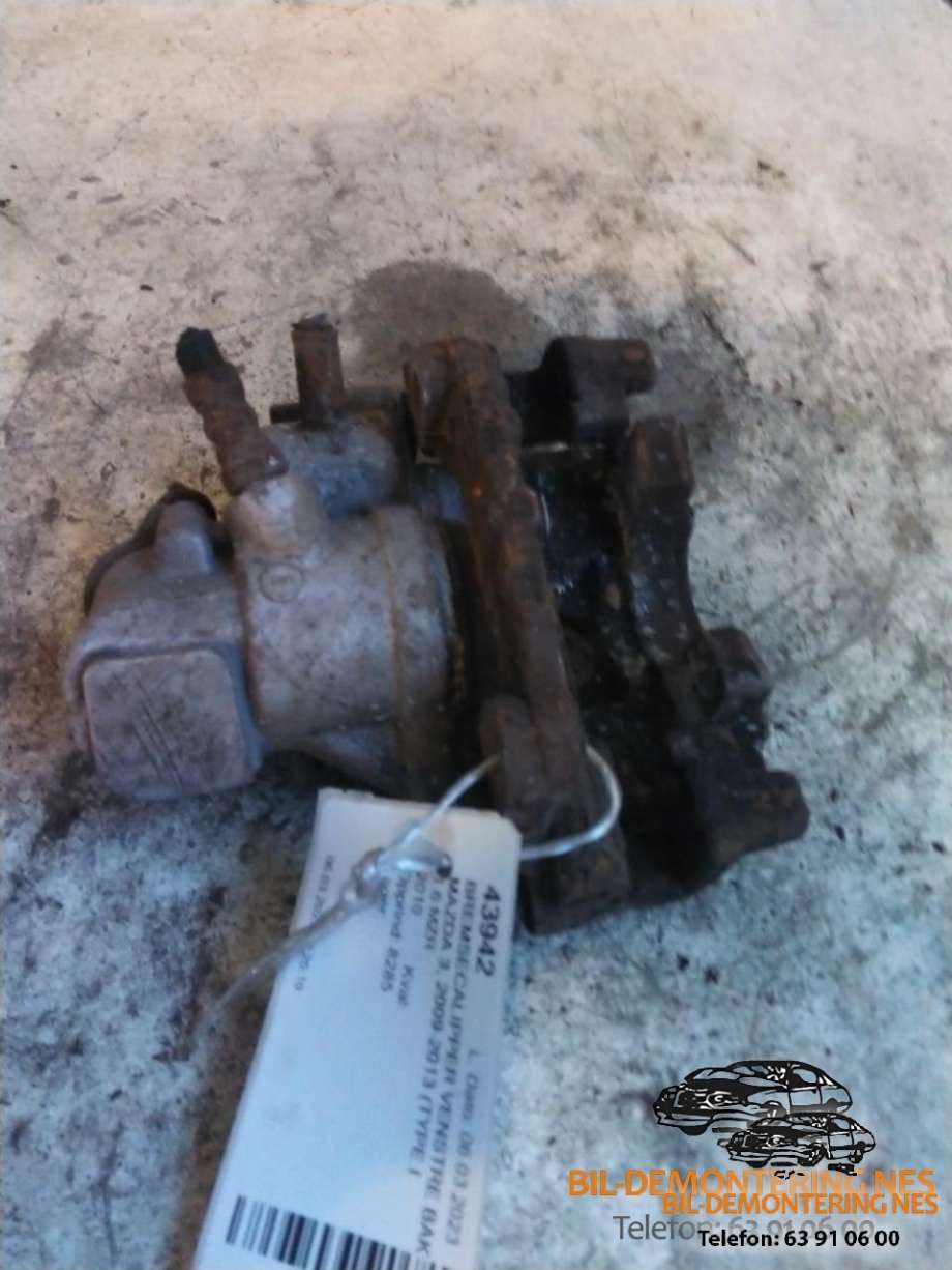Bremsecaliper venstre bak til Mazda 3, 2009-2013 (Type II)  