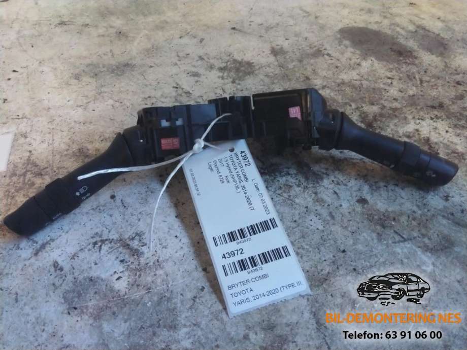 Bryter combi til Toyota Yaris, 2014-2020 (Type III, Fase 2)  
