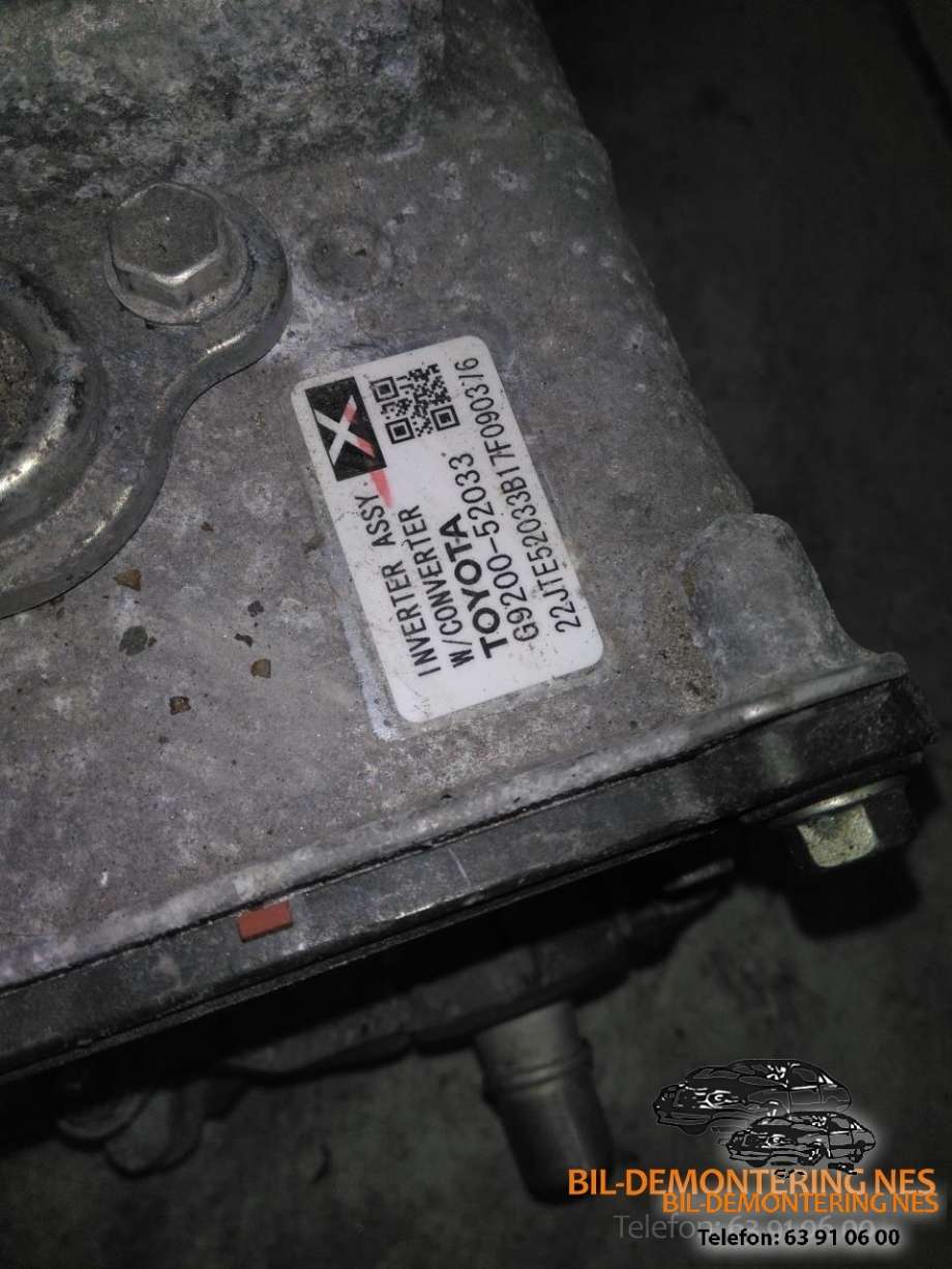 Inverter hybrid til Toyota Yaris 2014-2020 (Type III, Fase 2)  (G920052033|)