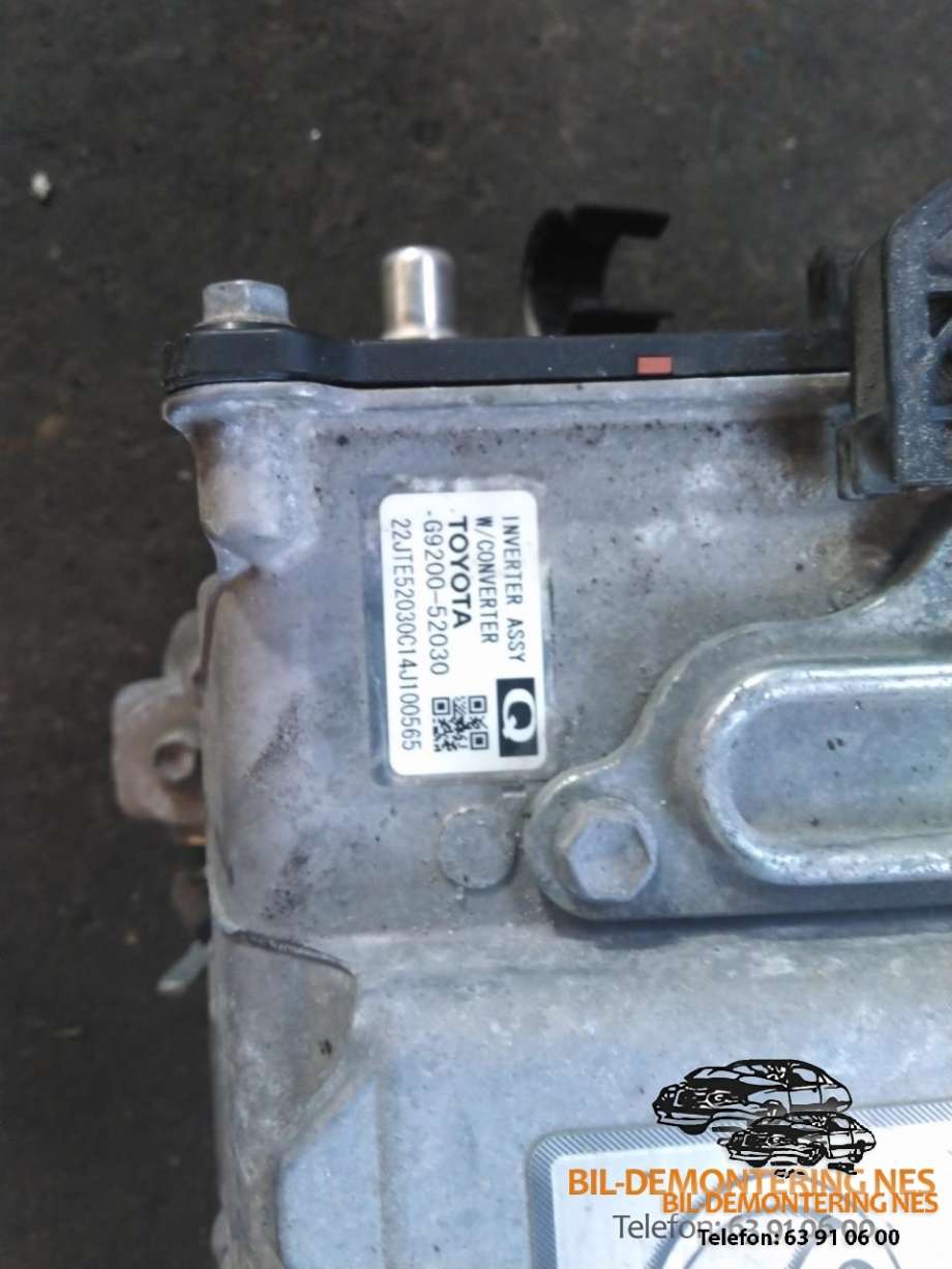 Inverter hybrid til Toyota Yaris 2012-2014 (Type III, Fase 1)  (G920052030|22JTE2030C14J100565|)