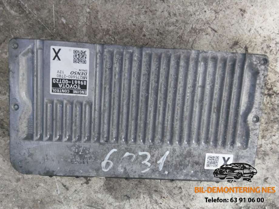Styreenhet motor til Toyota Yaris 2012-2014 (Type III, Fase 1)  (896610DT20|MB2756002780|)