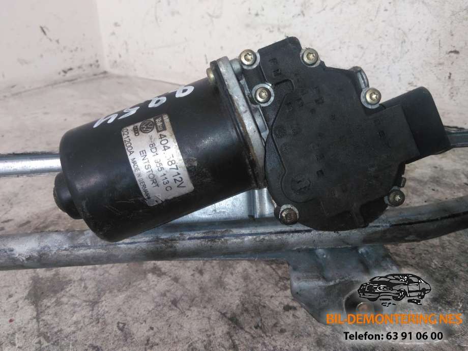 Viskermotor frontrute komplett m/overføring til Audi A6, Allroad 2000-2005 (Type I) (C5) (C5) (8D1955113C|404587|)