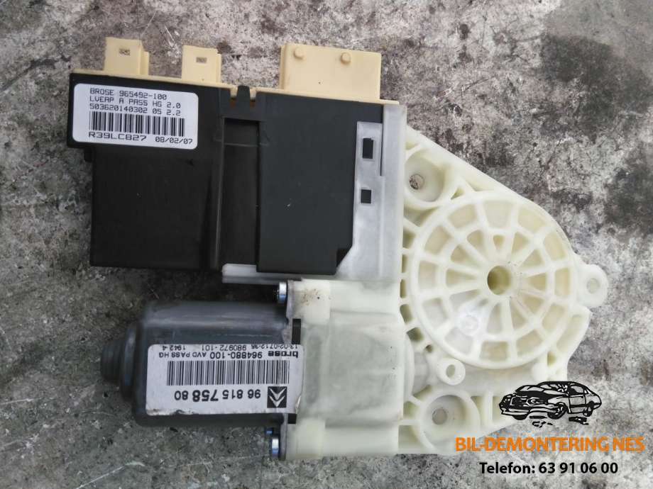 Ruteheis, kun motor, høyre foran til Citroën C4 2004-2011 (Type I)  (9681575880|)