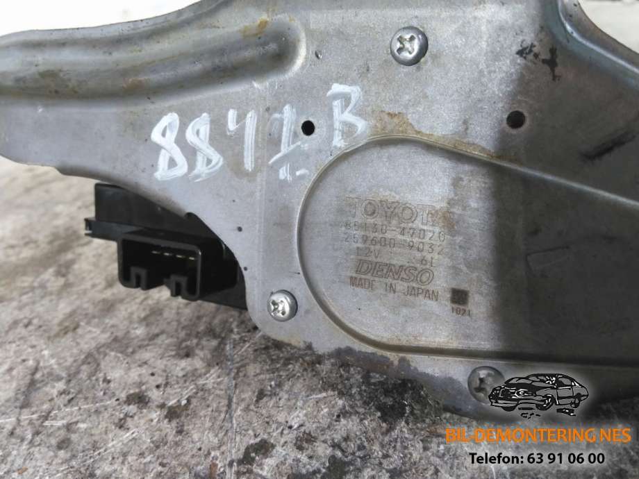 Viskermotor bakrute til Toyota Prius 2009-2016 (Type III) (COMBI) (COMBI) (8513047026|2596009032|)