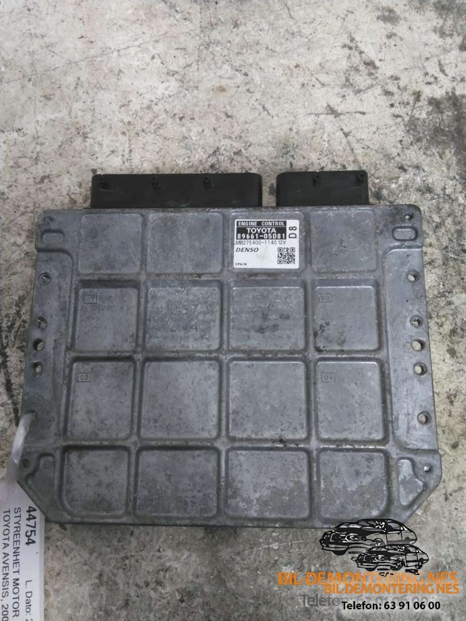 Styreenhet motor til Toyota Avensis, 2009-2015 (Type III, Fase 1)  (8966105D81)