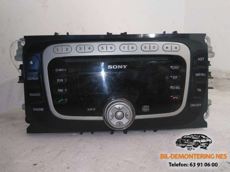 Bilstereo til Ford Mondeo, 2007-2010 (Type IV, Fase 1)  (7S7T18C939AF)