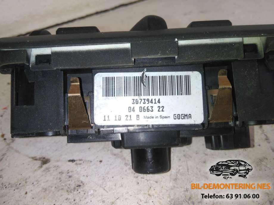 Bryter lys til Volvo V70 2007-2013 (Type III, Fase 1)  (30739414|04066322|)