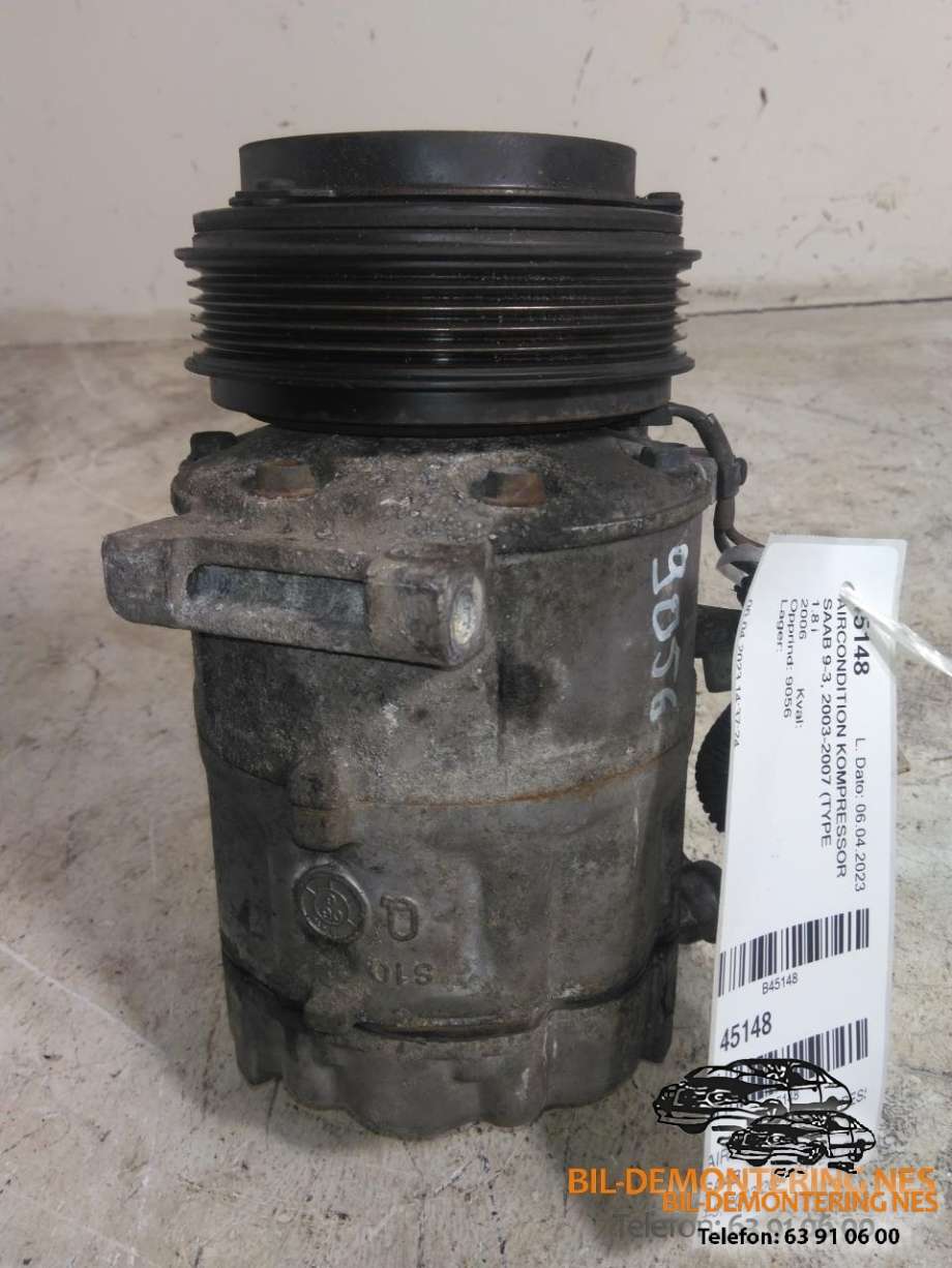 Aircondition kompressor til Saab 9-3, 2003-2007 (Type II, Fase 1)  (P13191995)