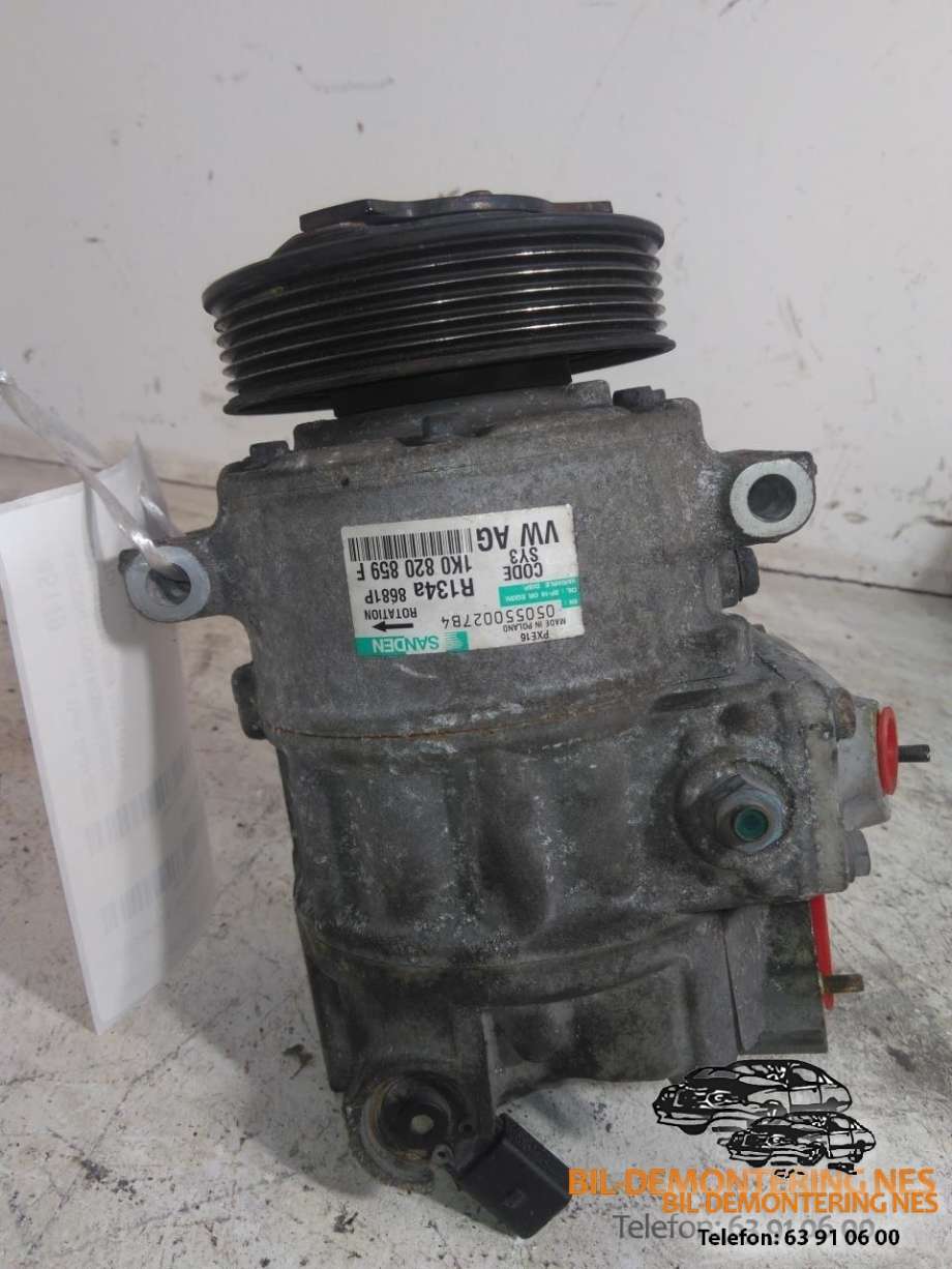 Aircondition kompressor til VW Touran 2007-2010 (Type I, Fase 2)  (1K0820859F|)