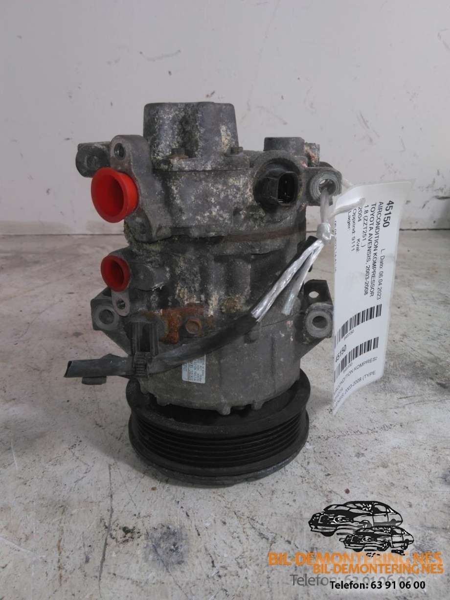Aircondition kompressor til Toyota Avensis, 2003-2008 (Type II)  (GE4472209245)