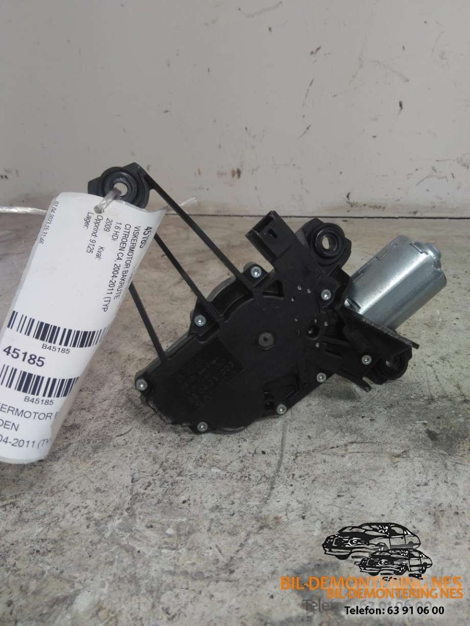 Viskermotor bakrute til Citroën C4 2004-2011 (Type I)  (0390201807|080425003|9646803180)