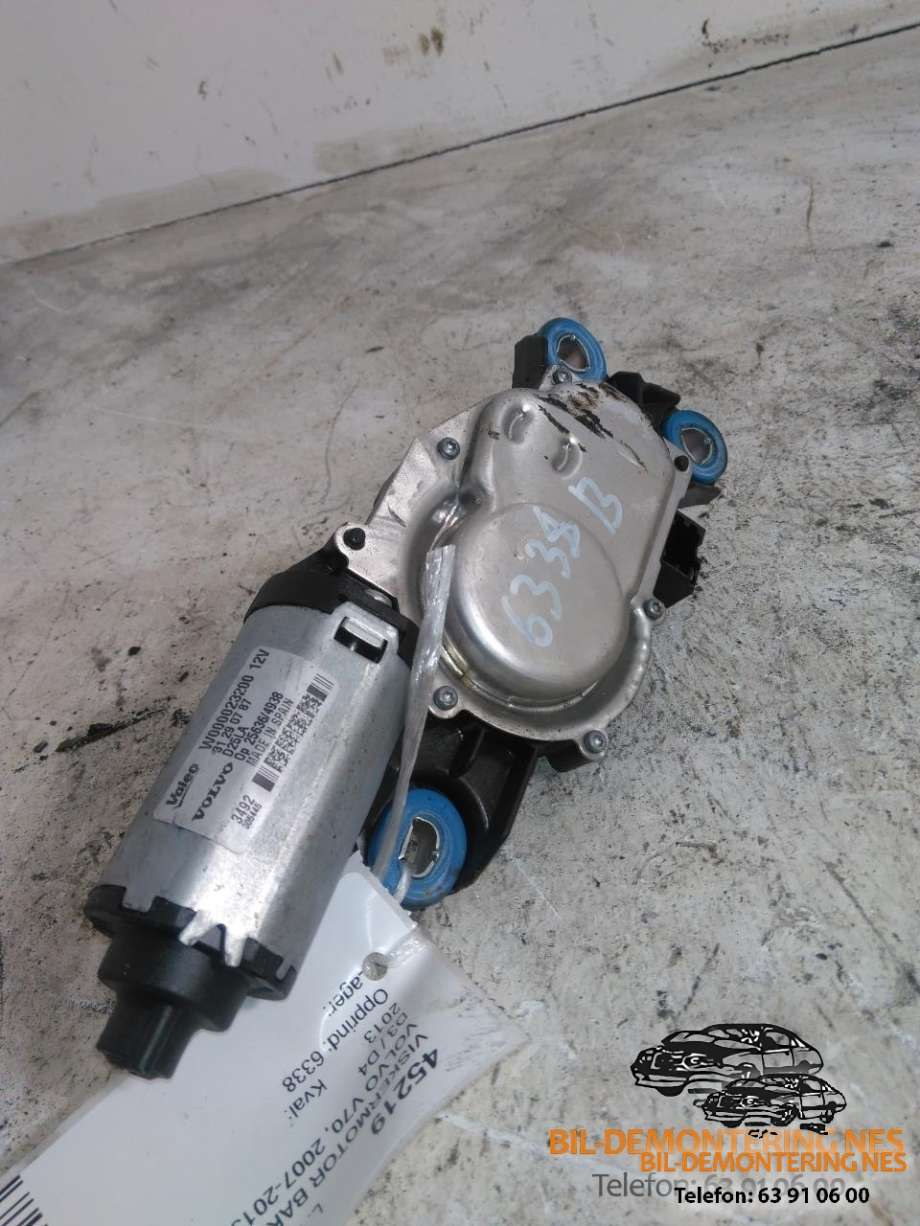 Viskermotor bakrute til Volvo V70 2007-2013 (Type III, Fase 1)  (W000023200|31290787|)