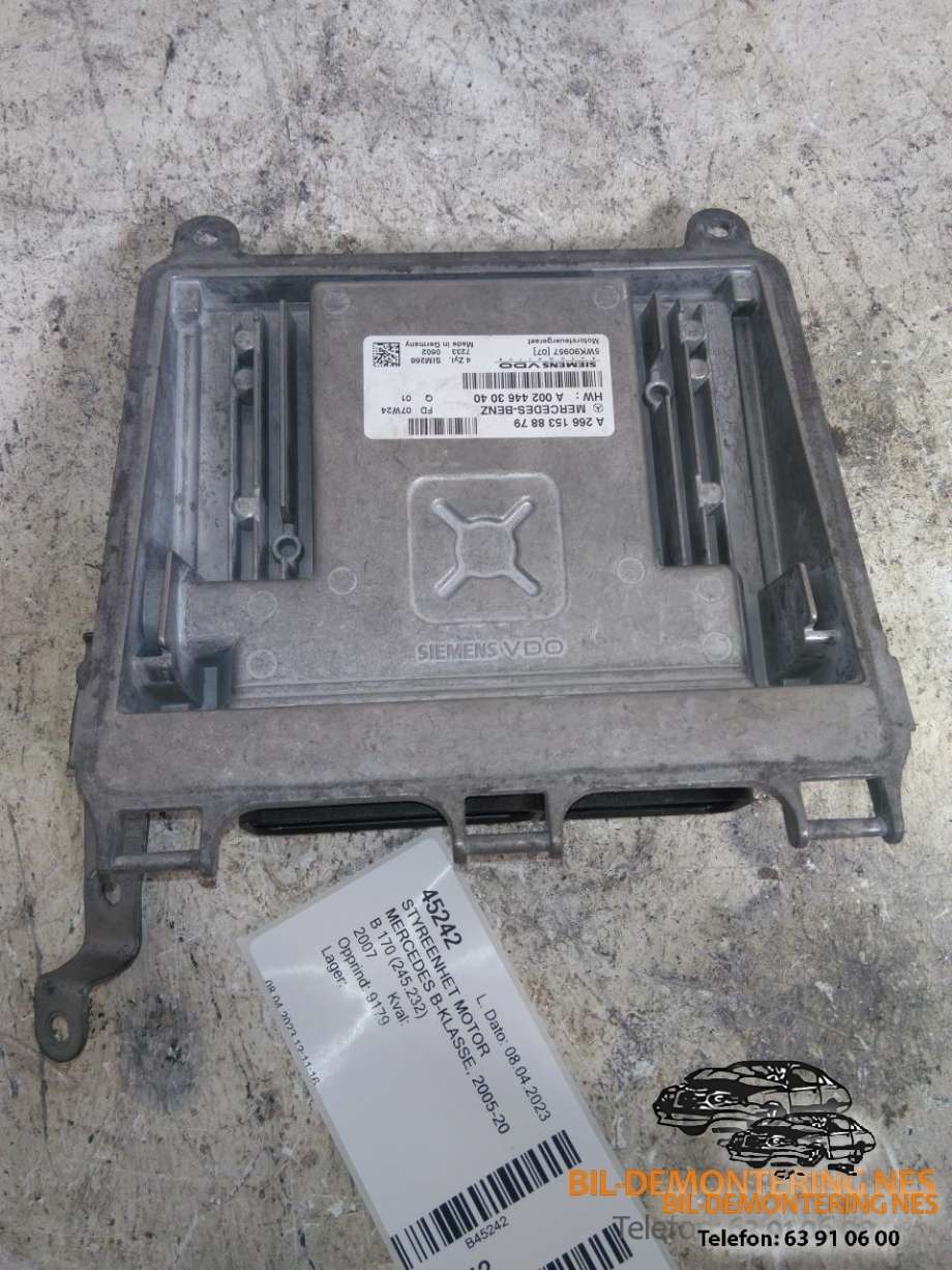 Styreenhet motor til Mercedes B-Klasse 2005-2008 (Fase 1) (W245) (W245) (A0024463040|)