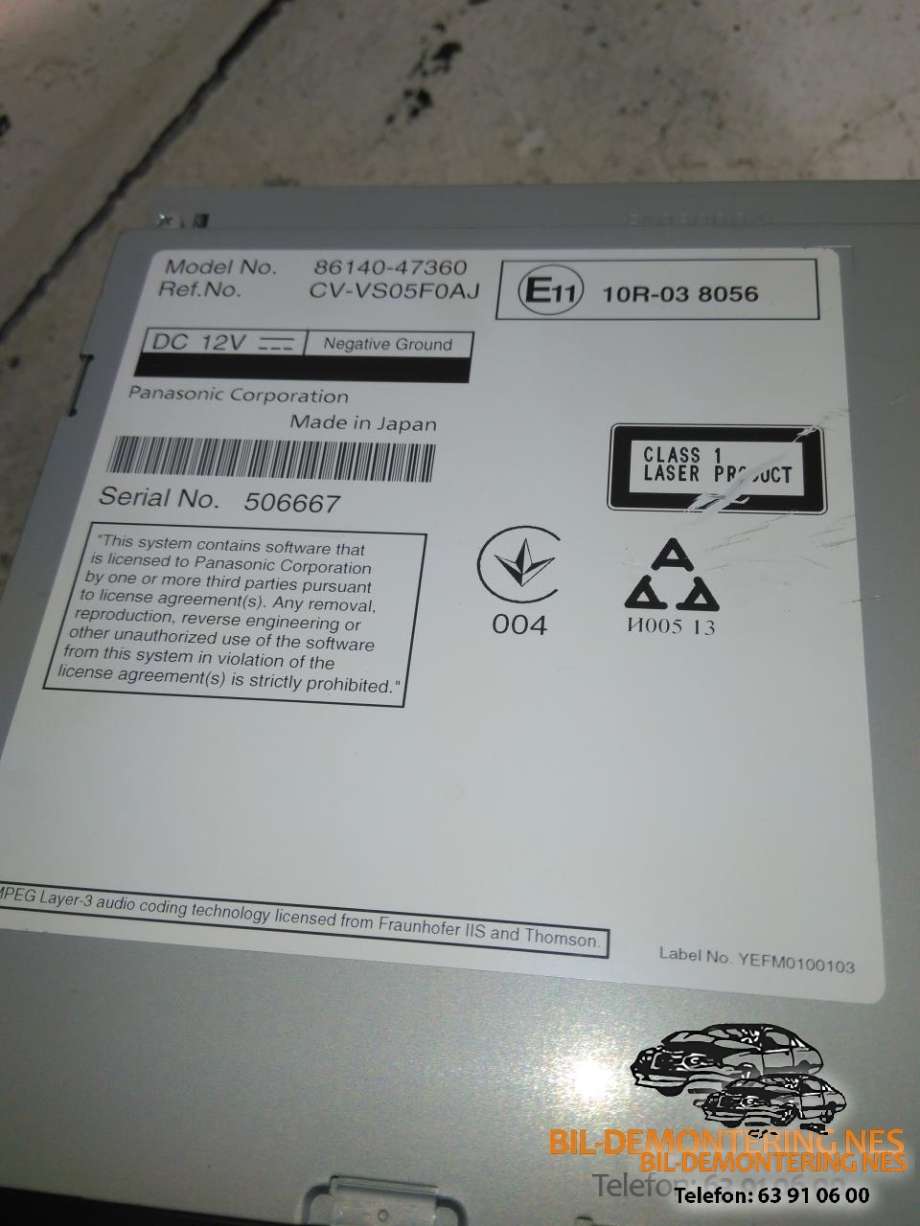 Bilstereo navigasjon til Toyota Prius 2016-2023 (Type IV) (combi) (combi) 