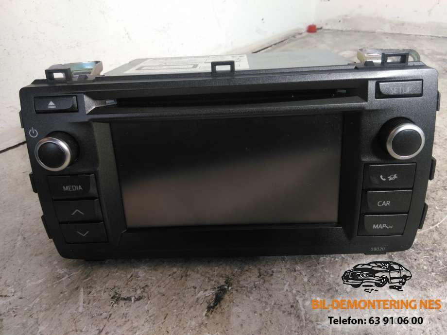 Bilstereo navigasjon til Toyota Auris, 2013-2015 (Type II, Fase 1)  