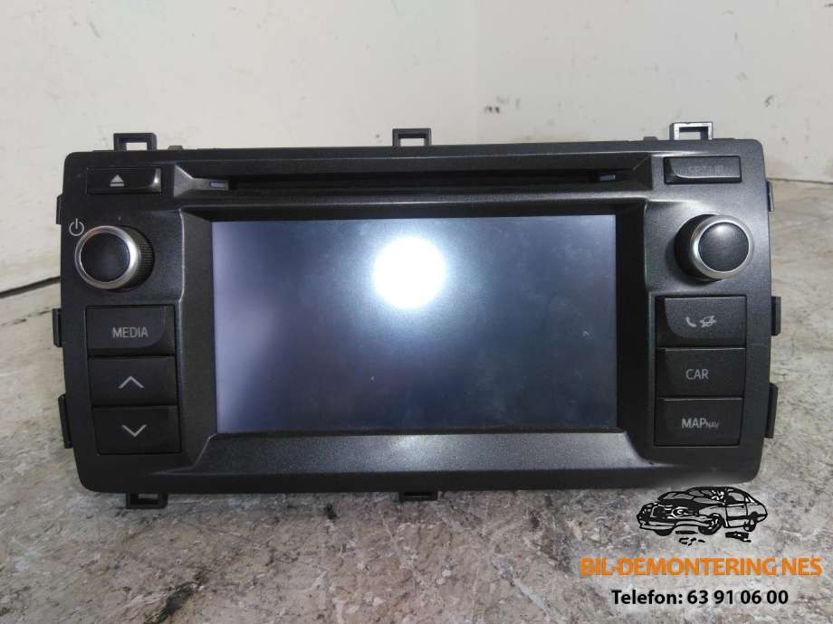 Bilstereo navigasjon til Toyota Auris, 2013-2015 (Type II, Fase 1)  