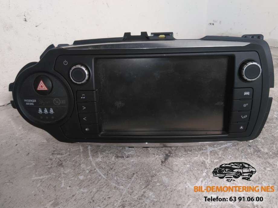 Bilstereo navigasjon til Toyota Yaris, 2012-2014 (Type III, Fase 1)  