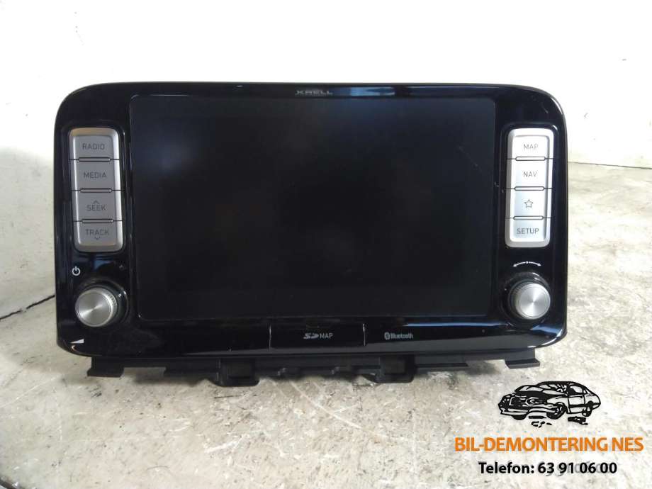 Bilstereo navigasjon til Hyundai Kona, 2017-2021 (Type I, Fase 1)  (96560K4100TMT)
