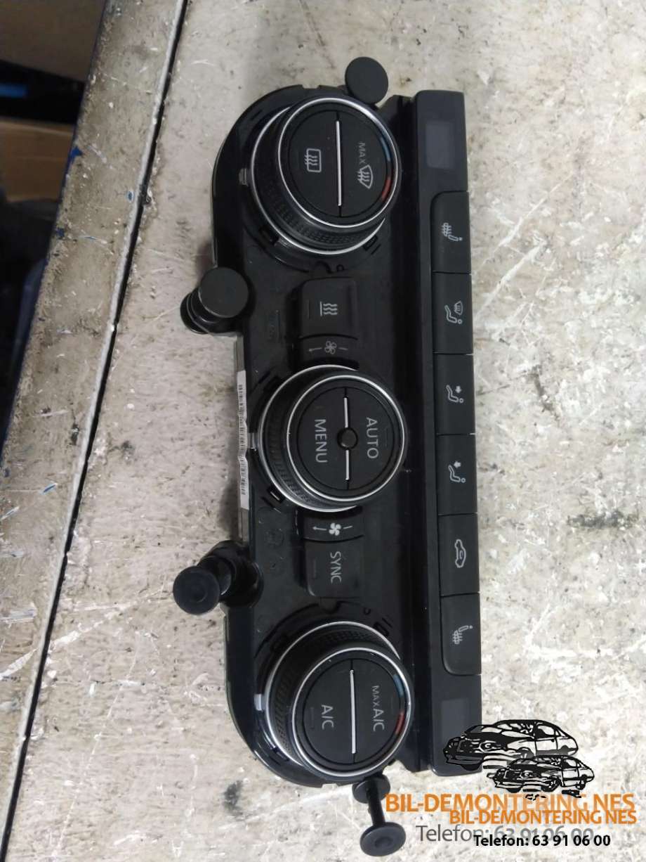 Varmeapparat betjening til VW Golf VII, 2012-2017 (Fase 1)  (5GE907044AE)