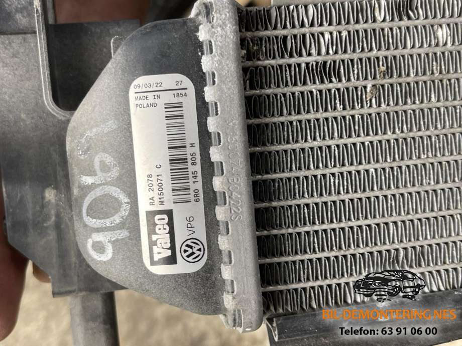 Intercooler til VW Polo 2009-2014 (Type V, Fase 1) (6R0145805|)
