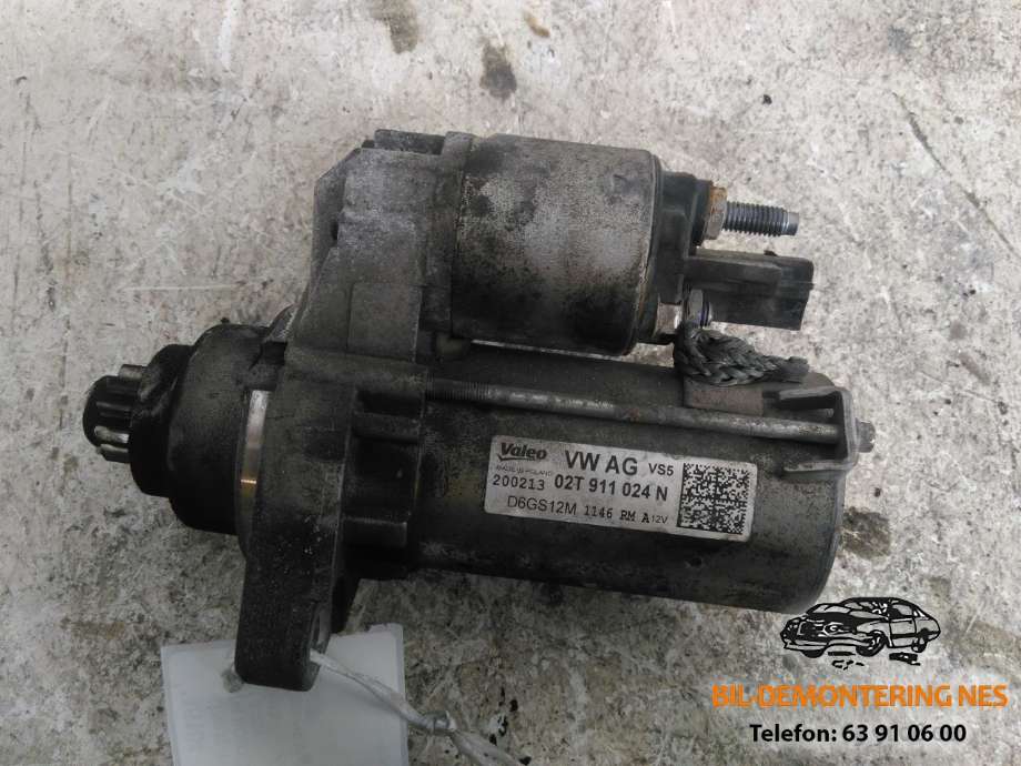 Starter til VW Polo, 2009-2014 (Type V, Fase 1)  (02T911024N)