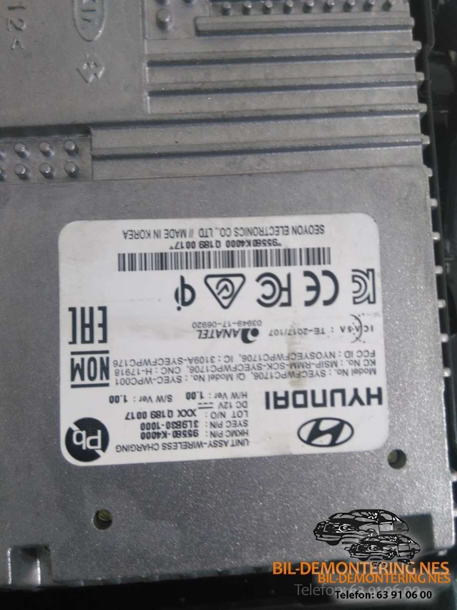 Girstang/girvelger automat til Hyundai Kona 2017-2021 (Type I, Fase 1)  (84650K4700TRY|20181013152831|)