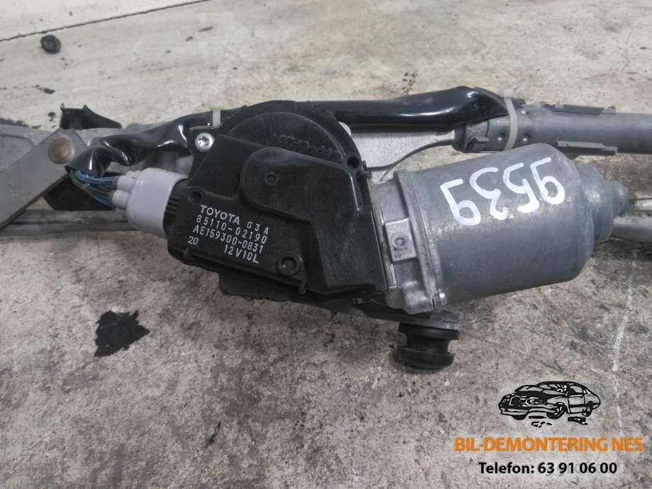 Viskermotor frontrute komplett m/overføring til Toyota Auris 2007-2010 (Type I, Fase 1)  (8511002190|)