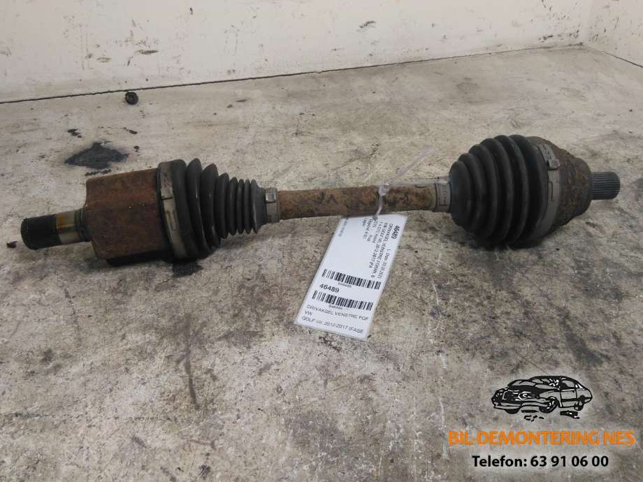 Drivaksel venstre foran, bensin/automat til VW Golf VII 2012-2017 (Fase 1)  (5Q0407271CM|)