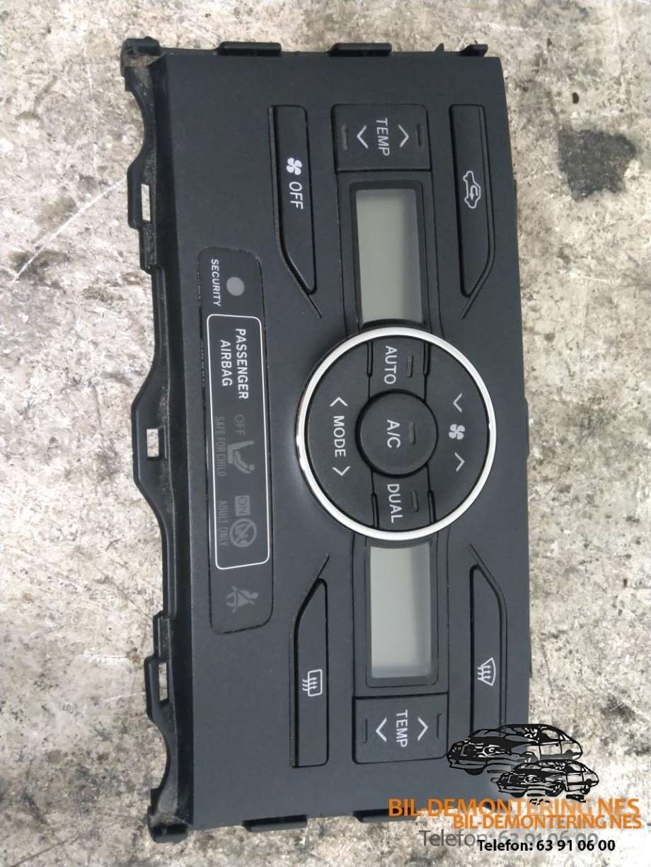 Varmeapparat betjening til Toyota Auris 2007-2010 (Type I, Fase 1)  (5590002300|)