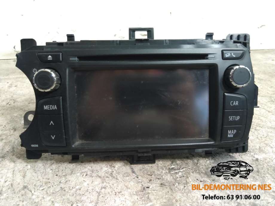 Bilstereo til Toyota Yaris, 2012-2014 (Type III, Fase 1)  (861400D010)