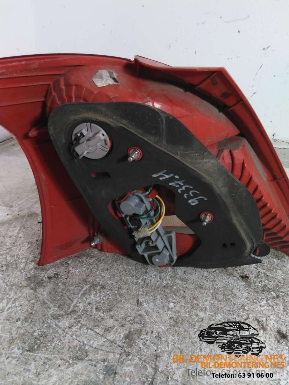 Baklykt høyre til Toyota Yaris 2006-2009 (Type II, Fase 1)  