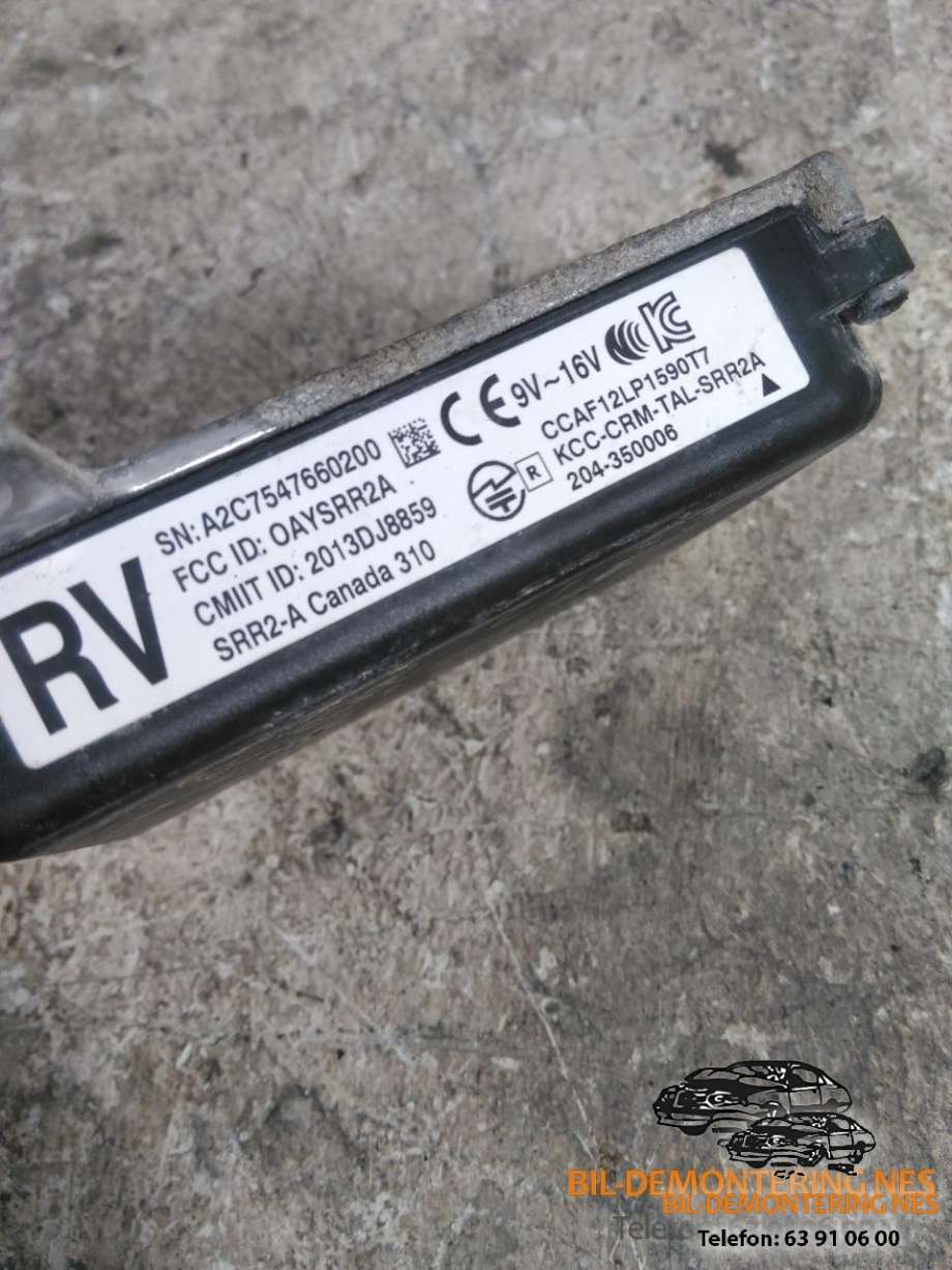 Sensor radar til Toyota RAV4 2013-2015 (Type IV, Fase 1)  (881620W381|80168|)
