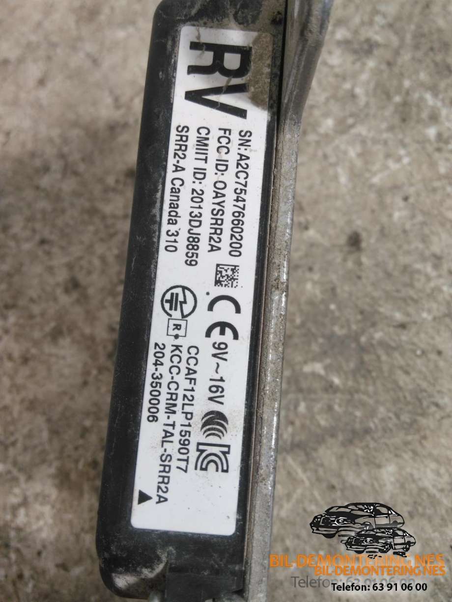 Sensor radar til Toyota RAV4 2013-2015 (Type IV, Fase 1)  (881620W381|)