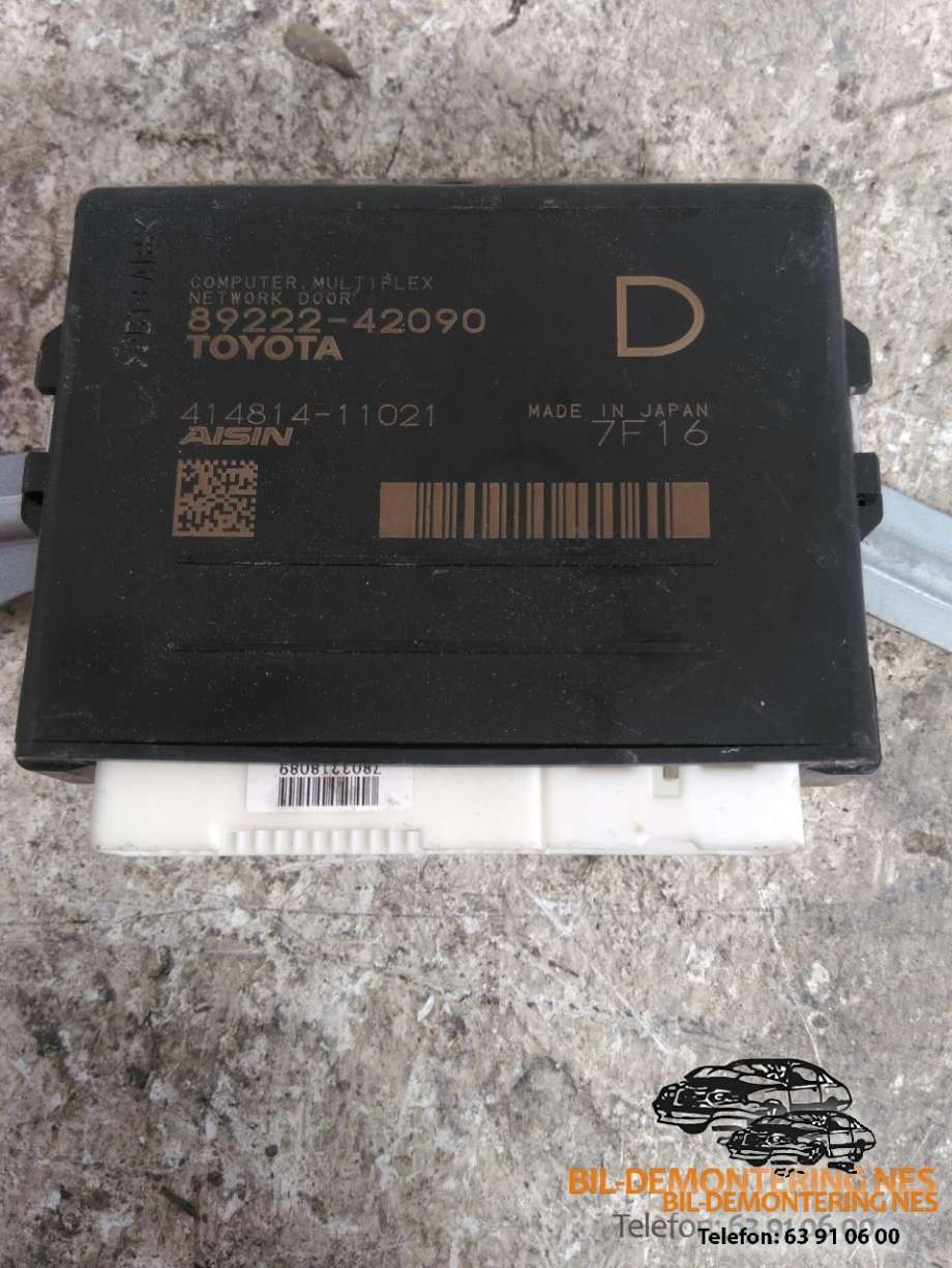 Styreenhet elektrisk bakluke til Toyota RAV4, 2016-2019 (Type IV, Fase 2)  (8922242090)