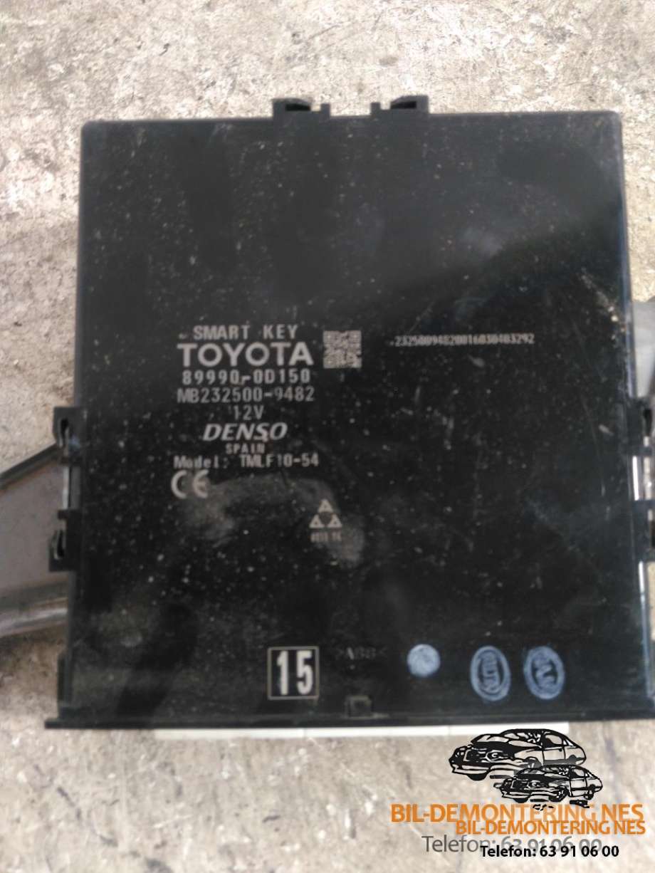 Styreenhet nøkkelfri/keyless til Toyota Yaris, 2014-2020 (Type III, Fase 2)  (899900D150)