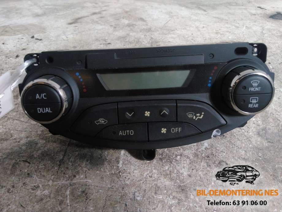 Varmeapparat betjening til Toyota Yaris, 2014-2020 (Type III, Fase 2)  