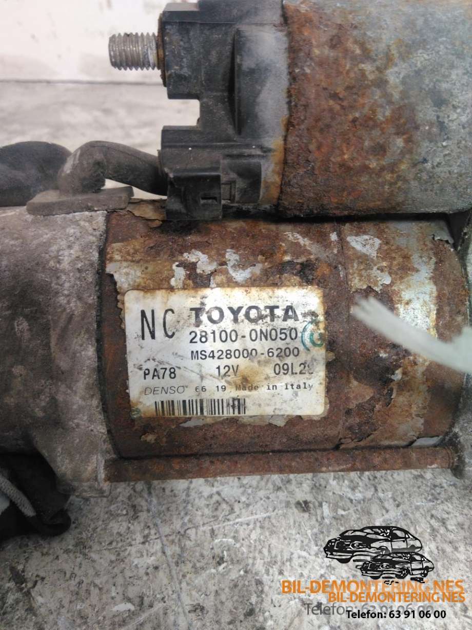 Starter diesel til Toyota Auris 2007-2010 (Type I, Fase 1)  (281000N050|)