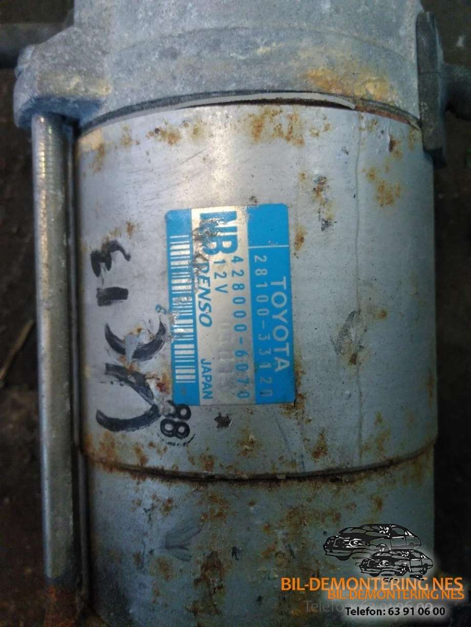 Starter diesel til Toyota Urban Cruiser 2009-2014  (28100-33120|2810033120|)