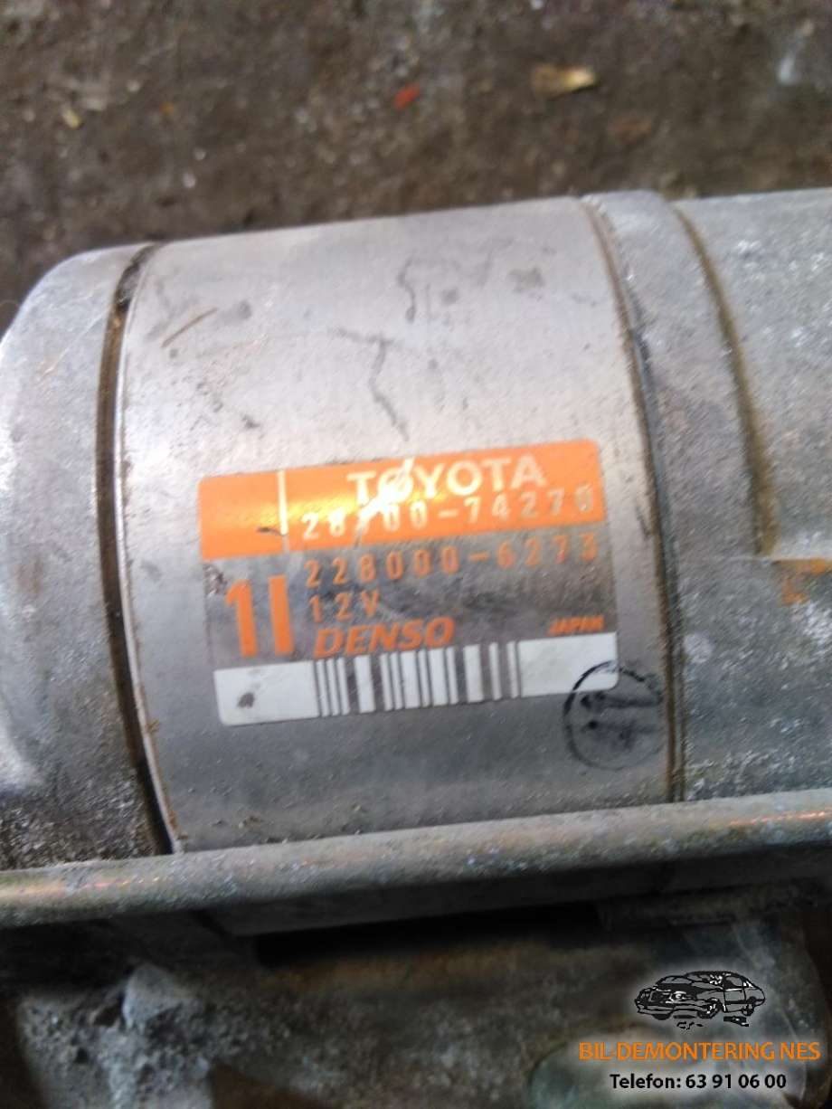 Starter til Toyota RAV4 2000-2006 (Type II)  (2810074270|28100-74270|)