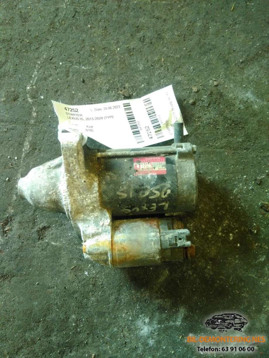 Starter til Lexus IS, 2013-2020 (Type III) (XE30) (XE30) (2810031071)
