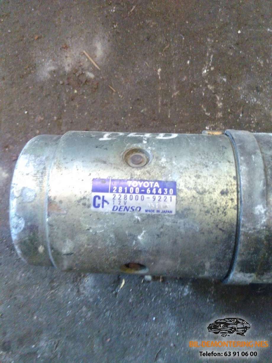 Starter diesel til Toyota RAV4 2000-2006 (Type II)  (2810064430|)