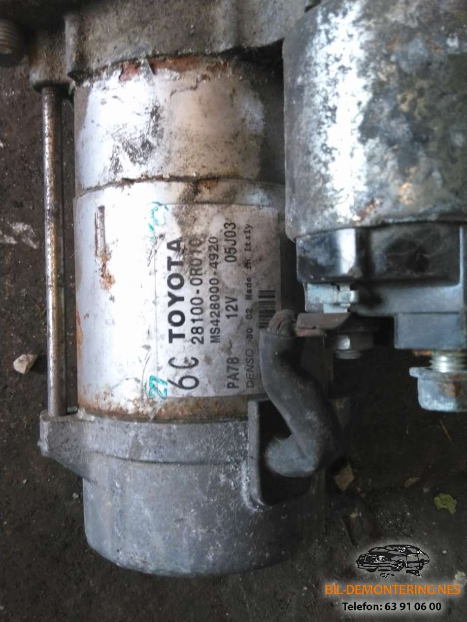 Starter diesel til Toyota Avensis 2009-2015 (Type III, Fase 1)  (281000R010|)