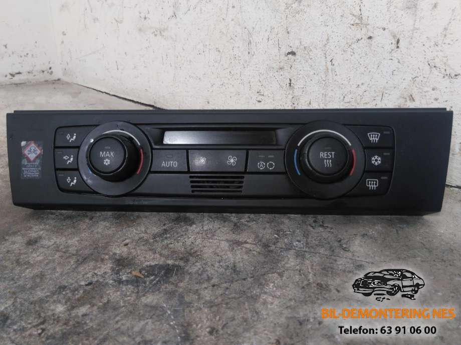 Varmeapparat betjening til BMW 3-Serie, 2005-2011 (E90/E91/E92/E93) (E90/E91/E92/E93) (6983944)