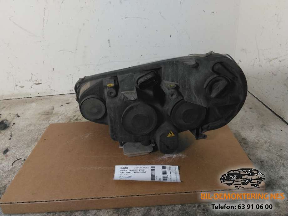 Frontlykt høyre xenon til Ford S-Max 2010-2015 (Type I, Fase 2)  (1ZS00925042|6M2113D154AL|)