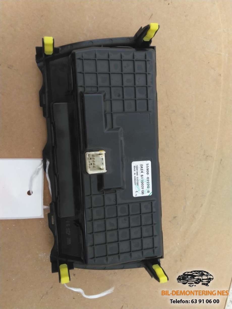Varmeapparat betjening til Toyota Auris 2007-2010 (Type I, Fase 1)  (55900-02220-B|)