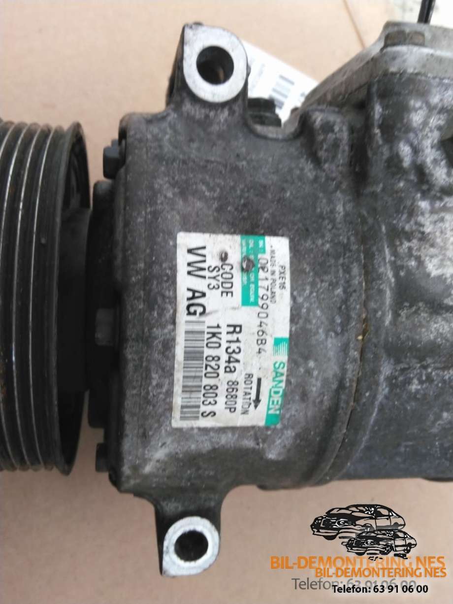 Aircondition kompressor til Škoda Octavia 2005-2008 (Type II, Fase 1)  (1K0820803S|)